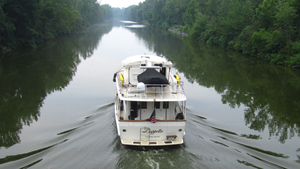 Active Captain aCappella on the Erie Canal