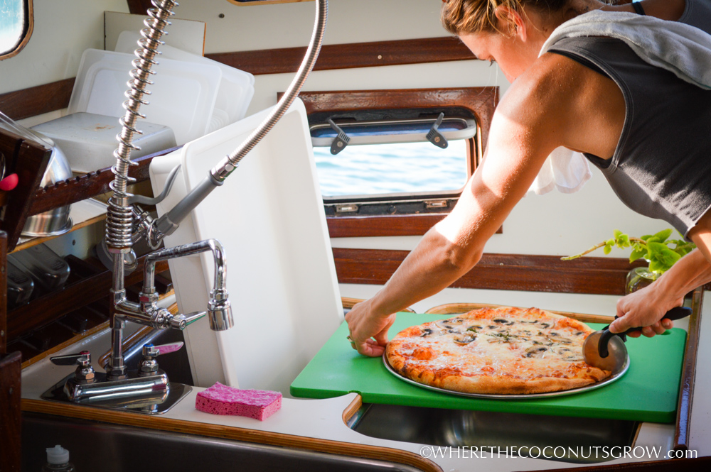 Tara Making Pizza Photo Credit: © WHERETHECOCONUTSGROW.COM