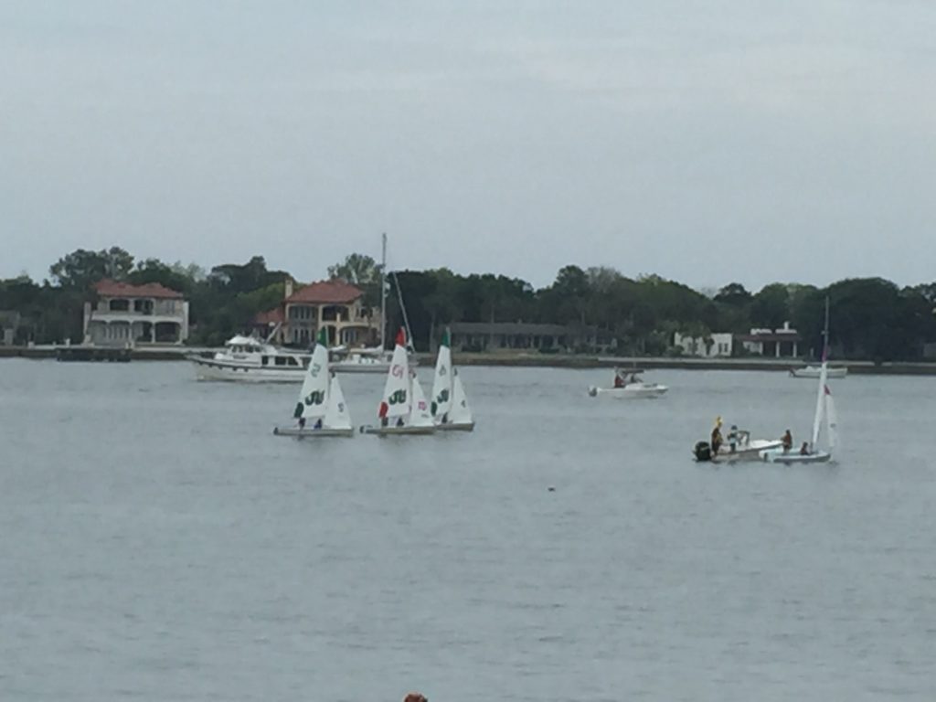 Sailboats Racing in St. Augustine 4-11-15