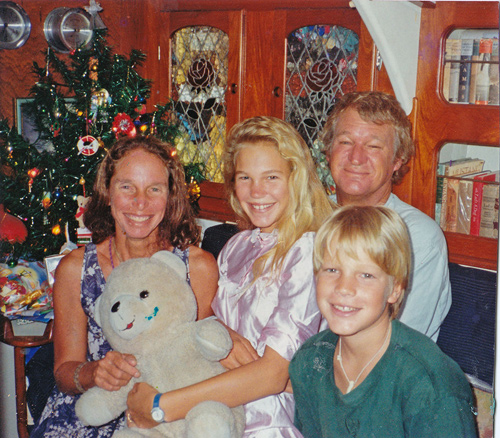 Wall Family Christmas 1990 in South Africa