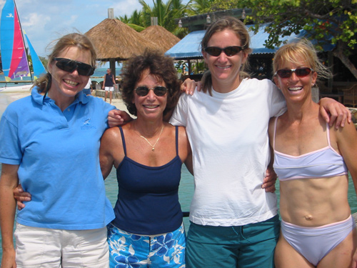 Women on Water instructors - Bitter End Yacht Club