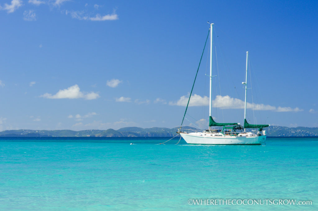 Mary Christine anchored in White Bay